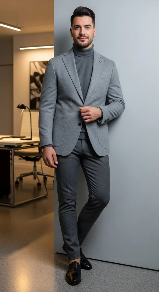 Smart Casual With A Turtleneck