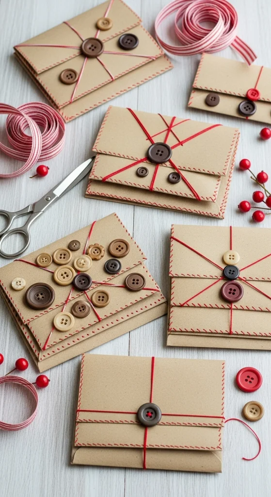 Stitched Paper Envelopes