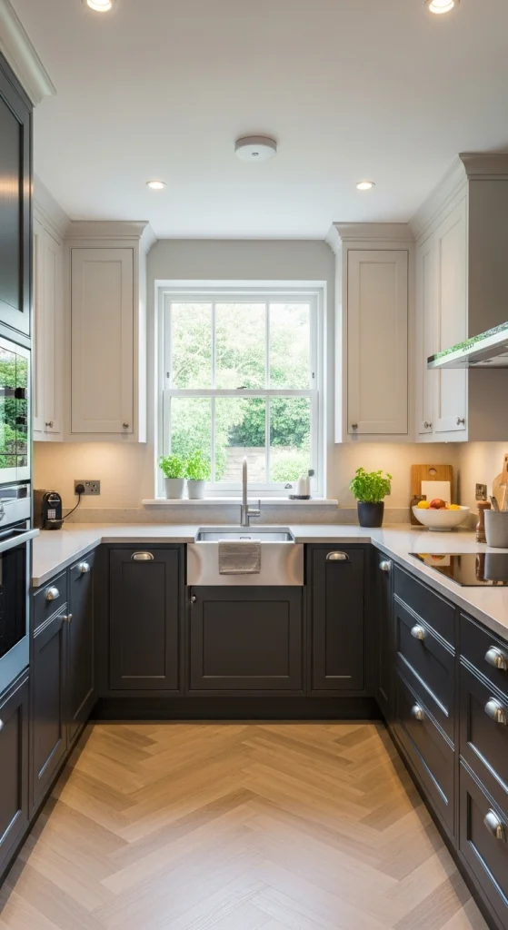 Two-Tone Cabinetry For A Dynamic Look