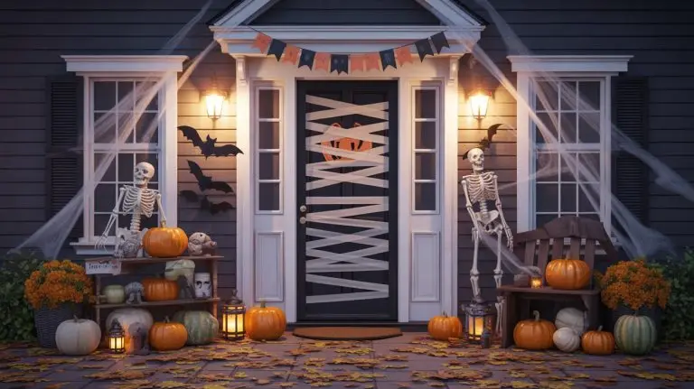 Unique and Easy DIY Halloween Door Decor Ideas