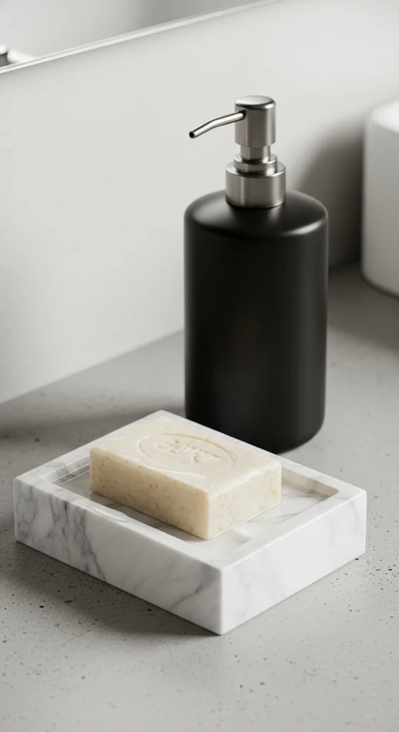Use Stylish Soap Dishes And Dispensers