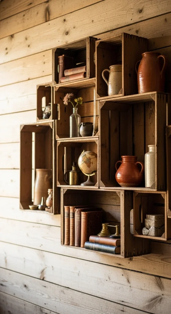 Vintage Wooden Crates