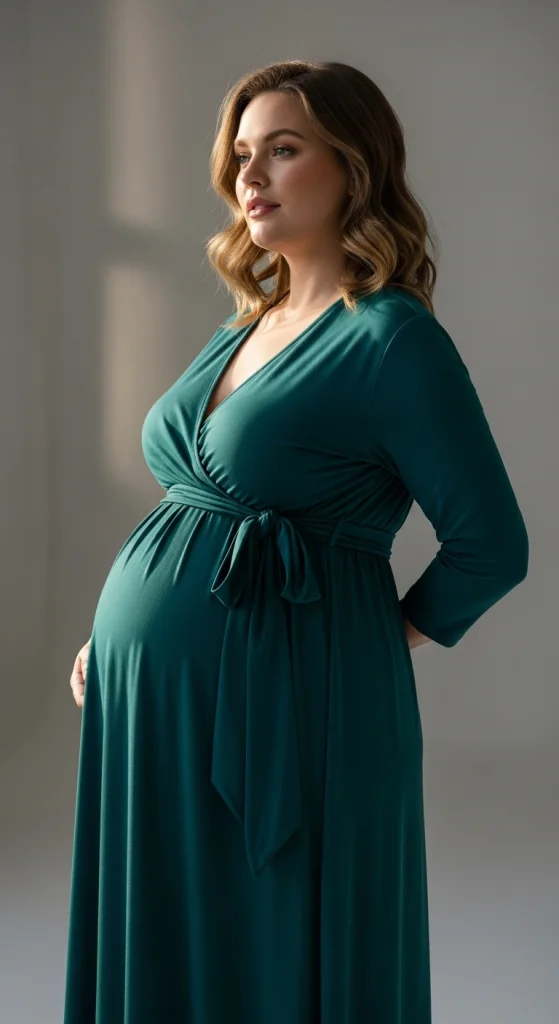 Wrap Dress With Adjustable Tie