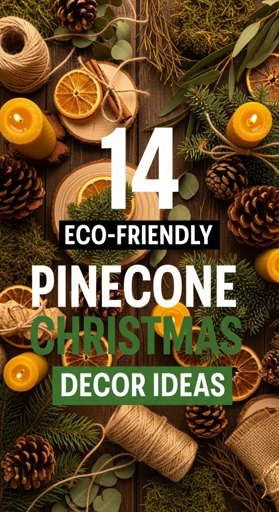 Eco-Friendly Pinecone Christmas Decor Ideas