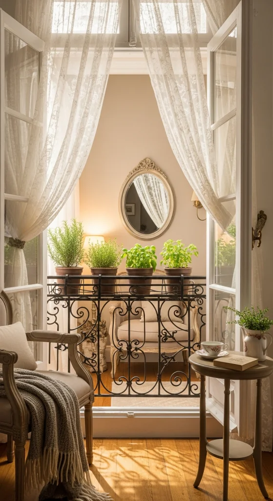 Add A Romantic French Balcony Touch (Even Indoors!)