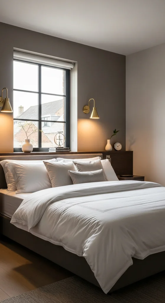 Add Sconces On Either Side Of The Window