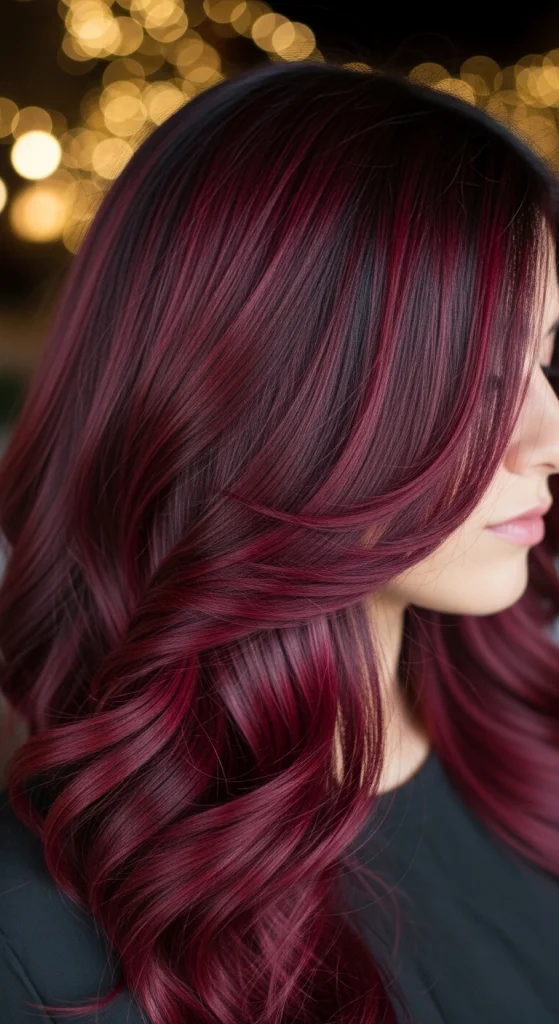 Burgundy Balayage