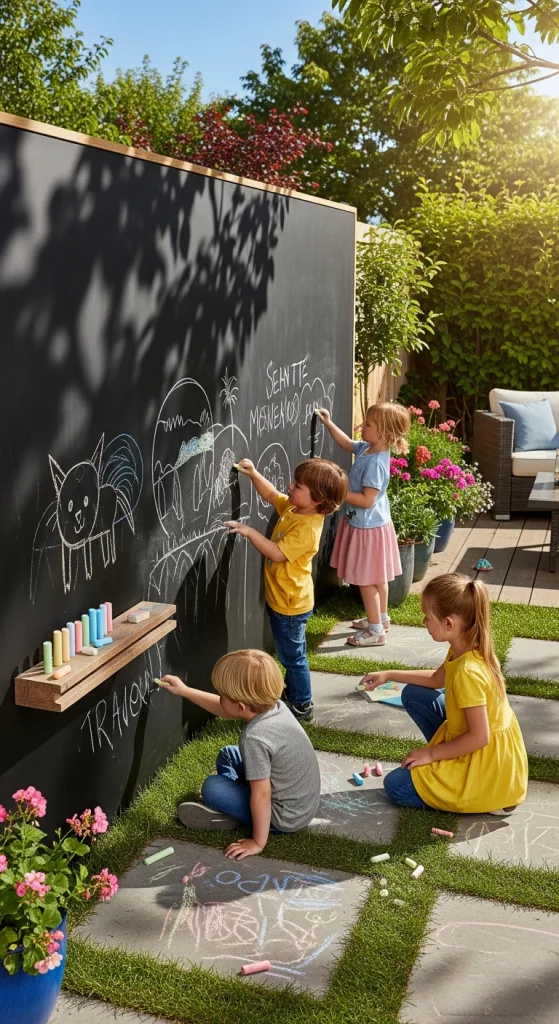 Chalkboard Wall for Creative Expression