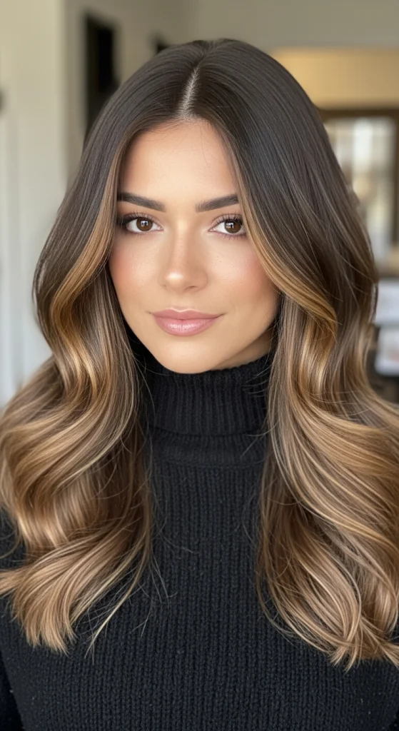 Chocolate Brown Balayage