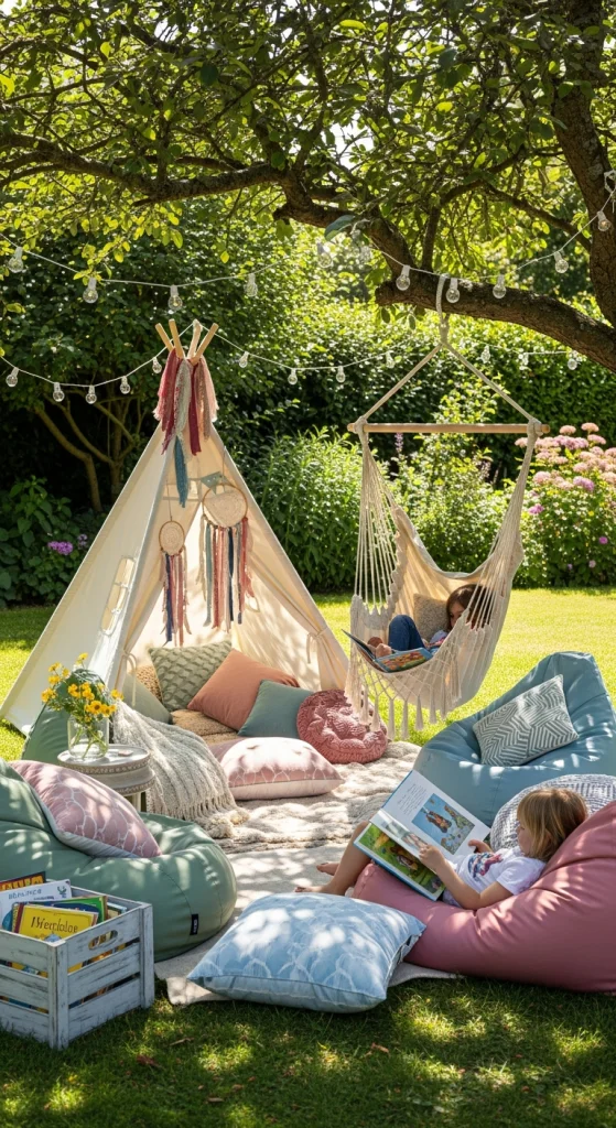 Cozy Outdoor Reading Nook