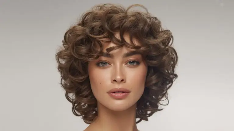 Curly Shag Cuts