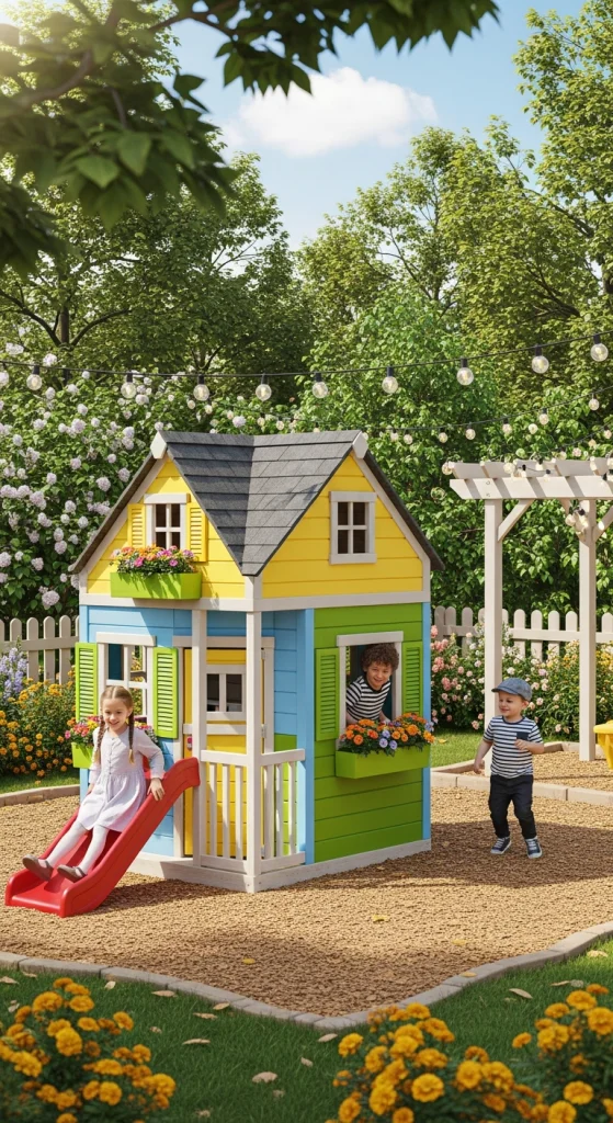 DIY Wooden Playhouse