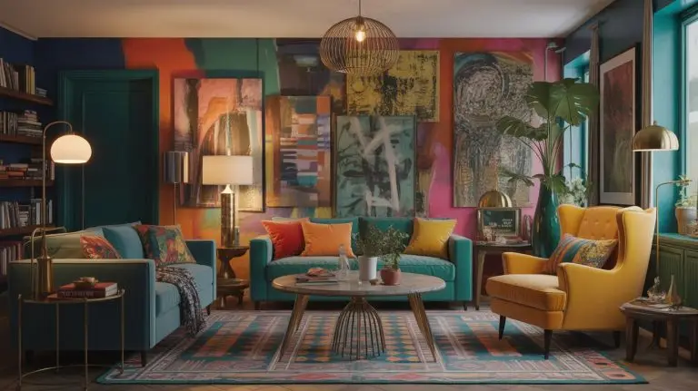 Eclectic Colorful Living Rooms