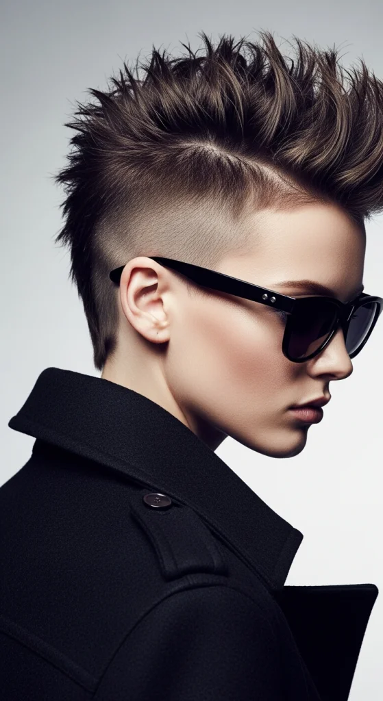 Edgy Spiky Faux Hawk