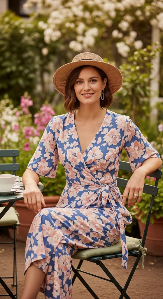 Floral Wrap Jumpsuit