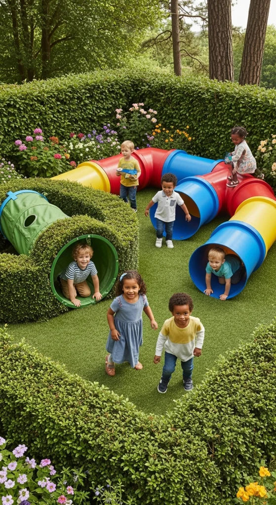 Garden Play Tunnel or Hedge Maze