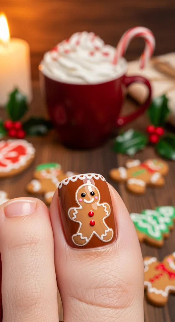 Gingerbread Man Accent Toe