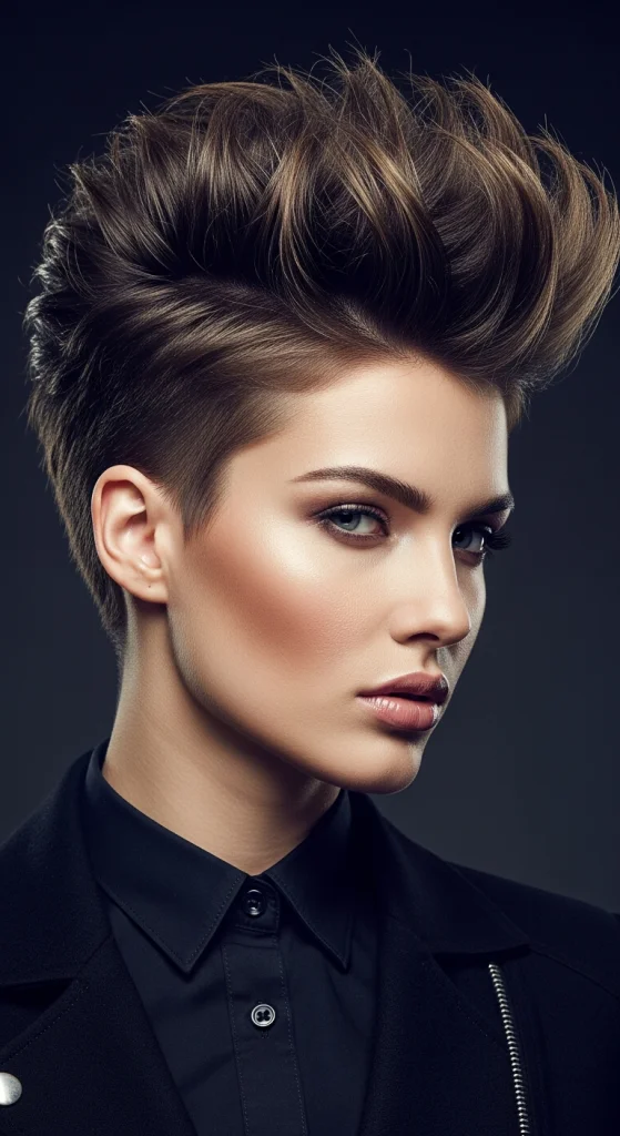 High-Volume Spiky Style