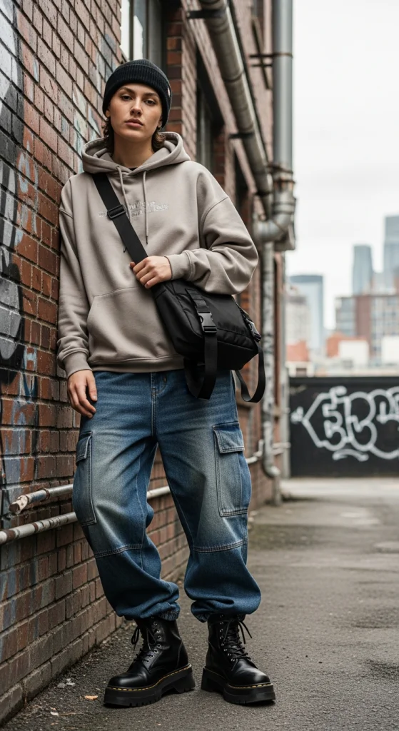 Hoodie with Cargo Pants