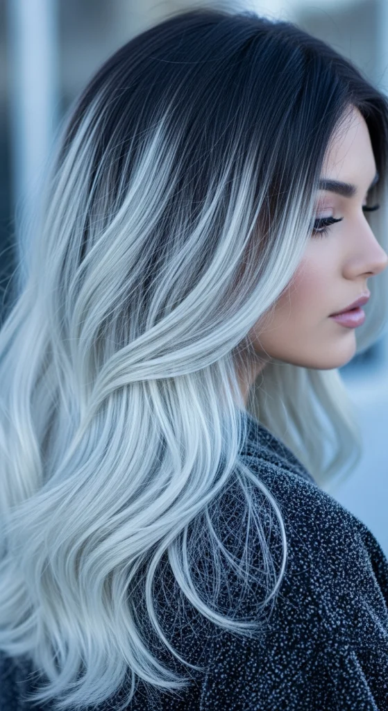 Icy Blonde Balayage