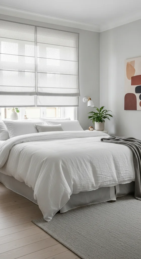 Install Roman Shades For A Soft, Clean Look