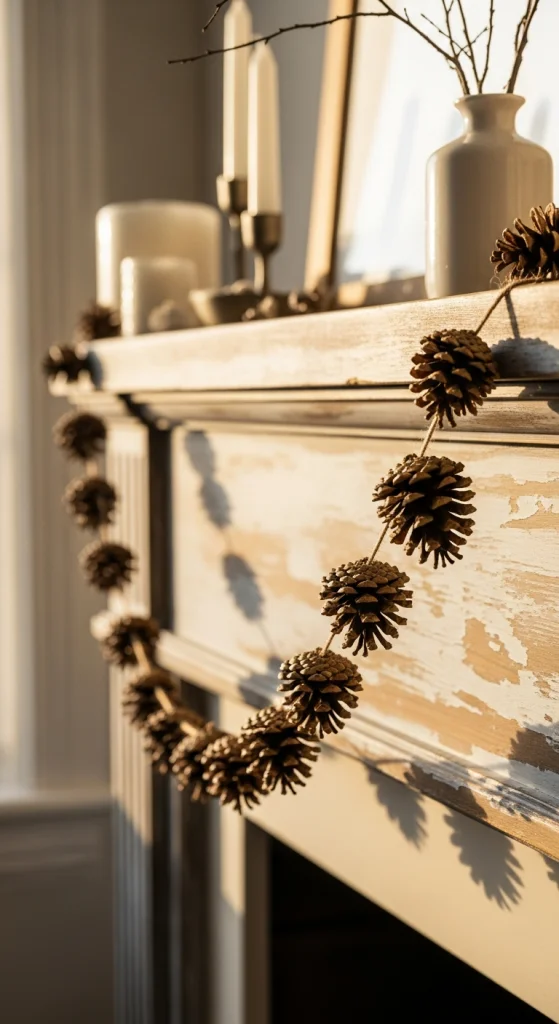 Minimalist Pinecone Garland