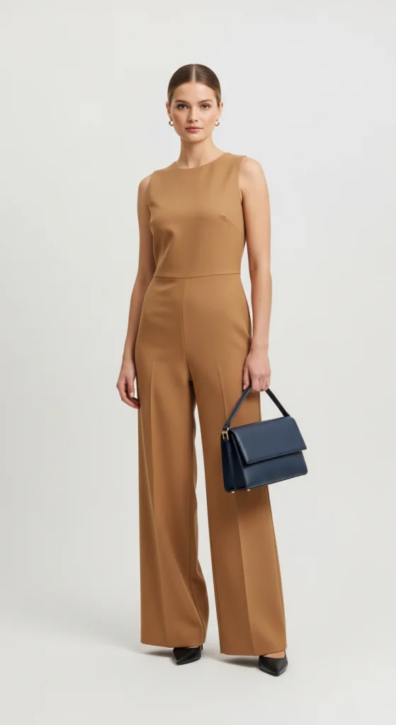 Monochrome Minimalist Jumpsuit