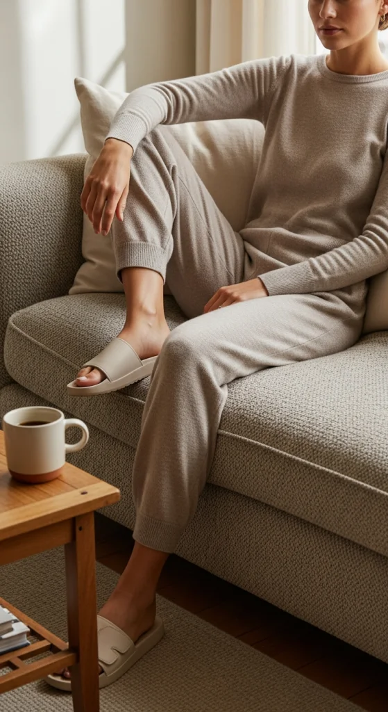Stretch Knit Lounge Jumpsuit
