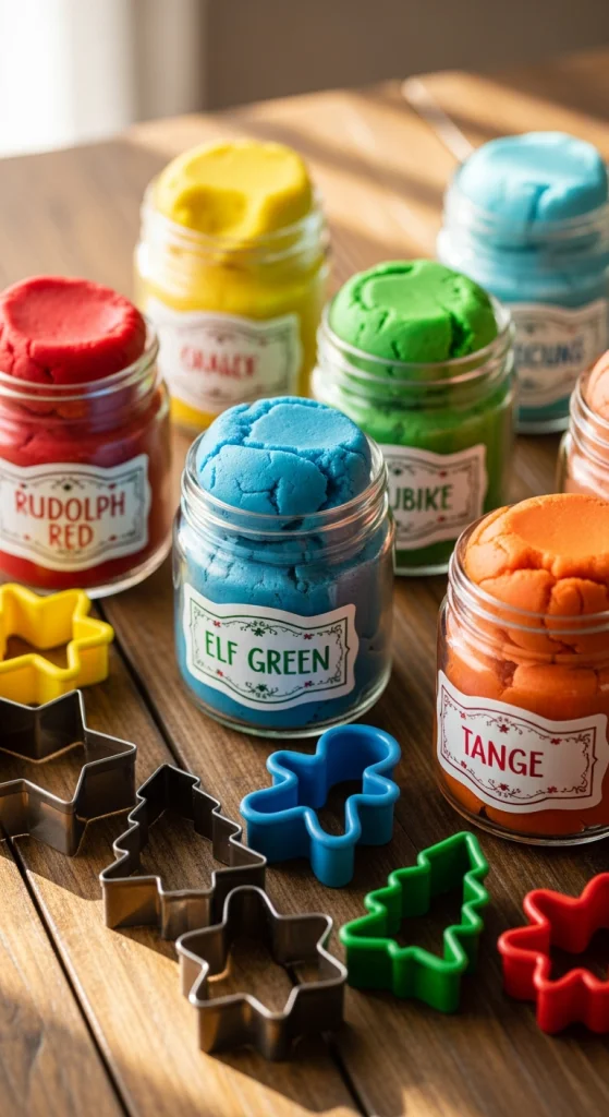 Toddler-Safe Playdough Jars