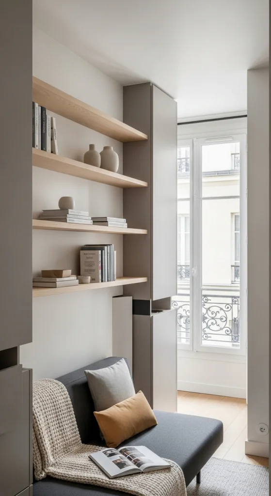 Use Sleek Built-In Storage