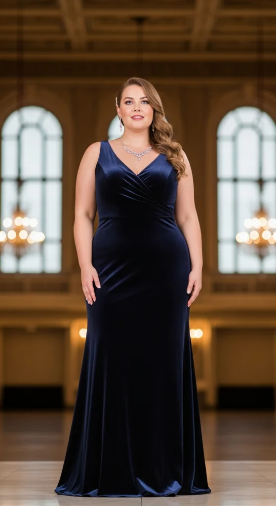 Velvet Luxe Maxi Dress
