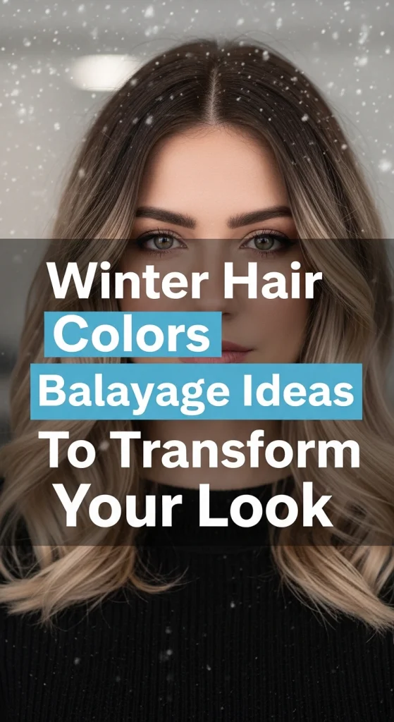 Winter Hair Colors Balayage Ideas