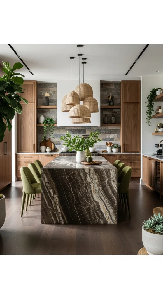 Modern Earthy Kitchens