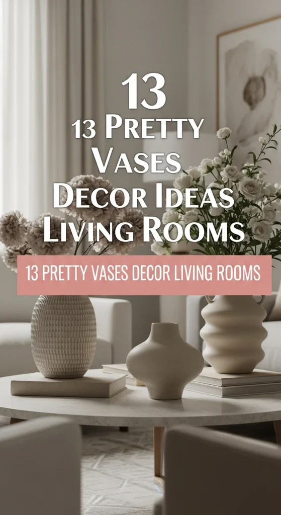 Pretty Vases Decor Ideas For Living Rooms