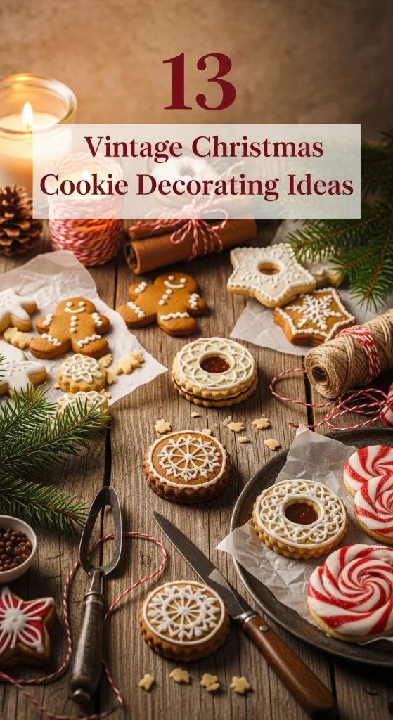 Vintage Christmas Cookie Decorating Ideas
