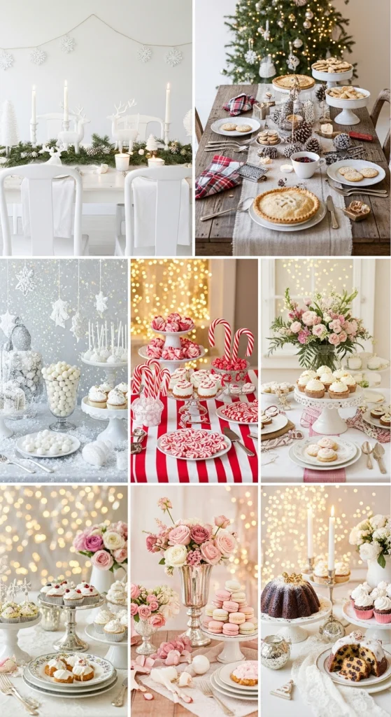 Christmas Dessert Table Aesthetic Ideas