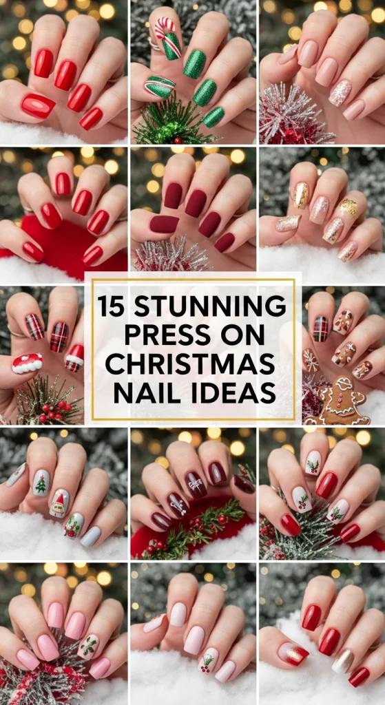 Stunning Press On Christmas Nail Ideas