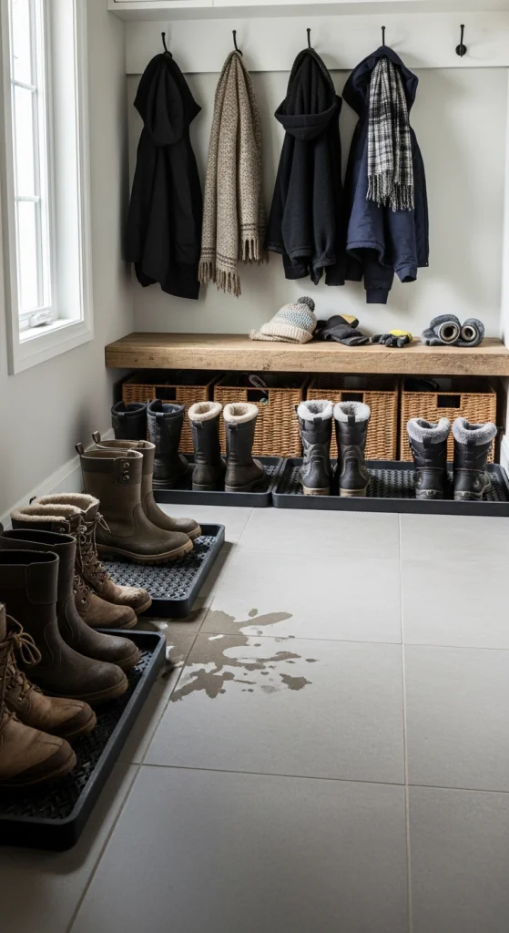 Boot Trays With Drainage