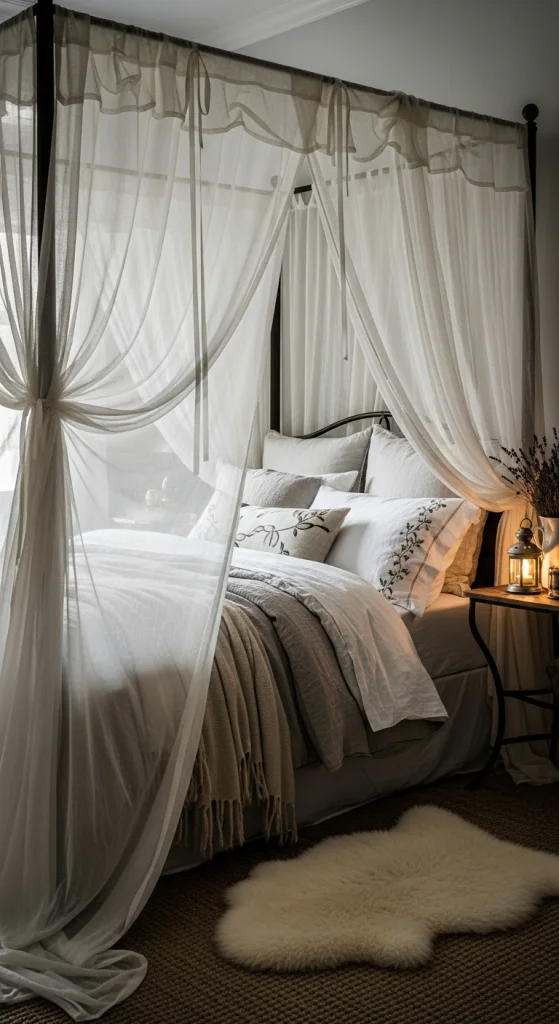 Canopy Beds And Flowing Fabrics