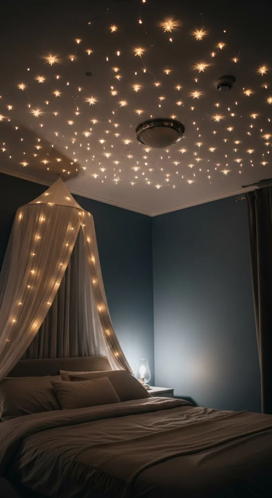 Ceiling Fairy Lights Stars