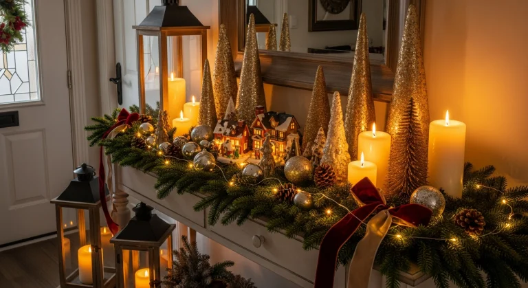 Christmas Console Table Styling Ideas