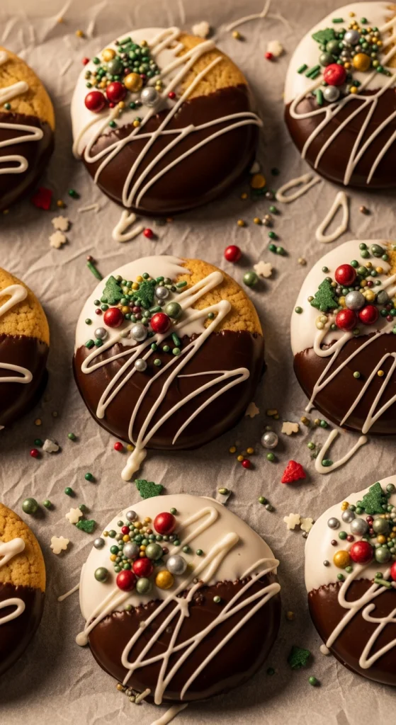 Classic Chocolate-Dipped Cookies