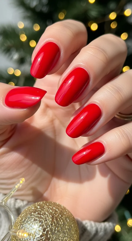 Classic Red Glossy Press-Ons