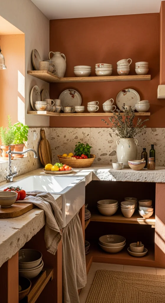 Clay-Toned Walls for a Cozy Natural Vibe