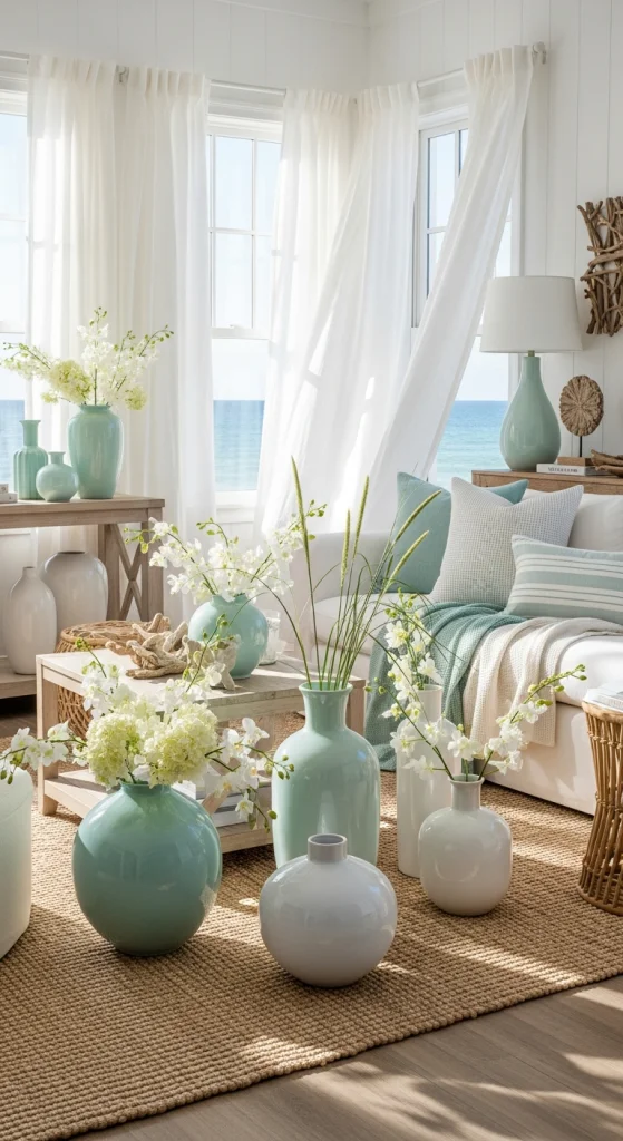 Coastal-Style Vases for Breezy Calm