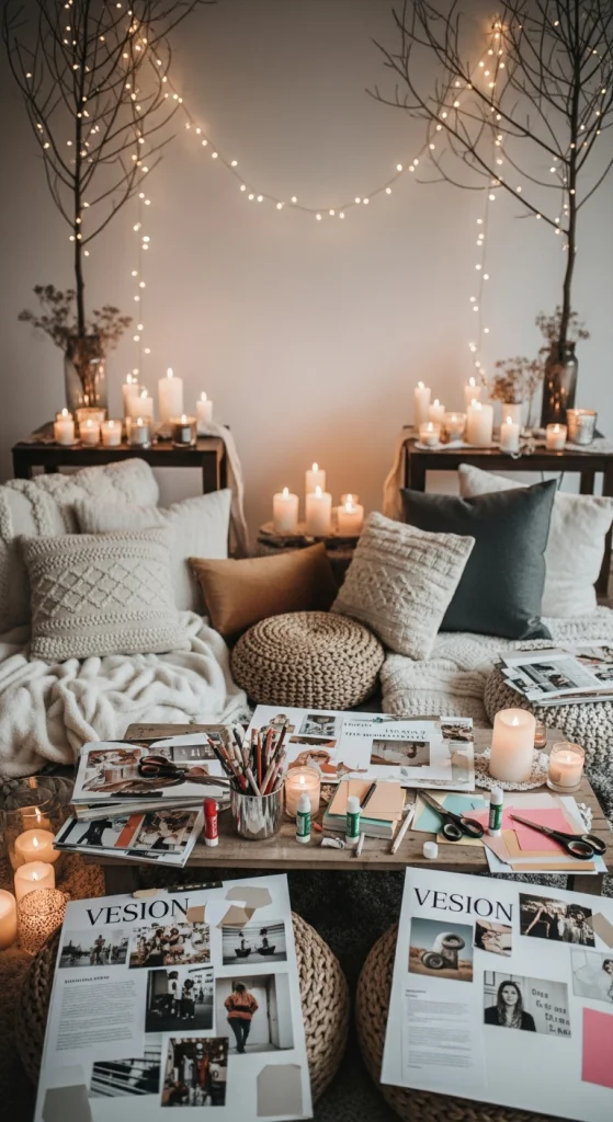 Cozy And Creative Party Setup