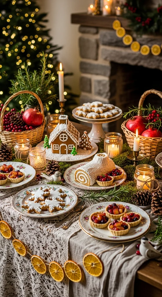 Cozy Cottagecore Dessert Table