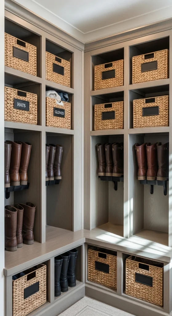 Custom Cubby Storage