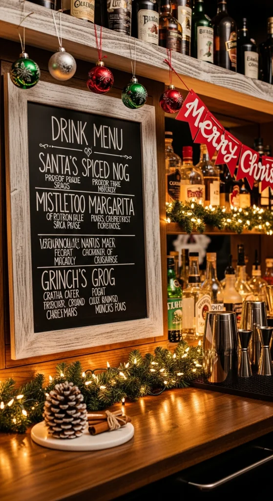 DIY Drink Menu Board