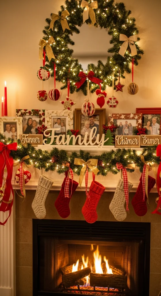 DIY Personalized Mantel